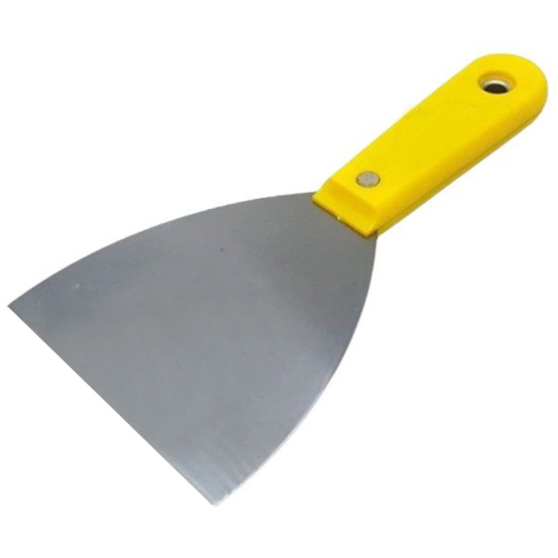 SCRAPER WITH PLASTIC HANDLE 4"