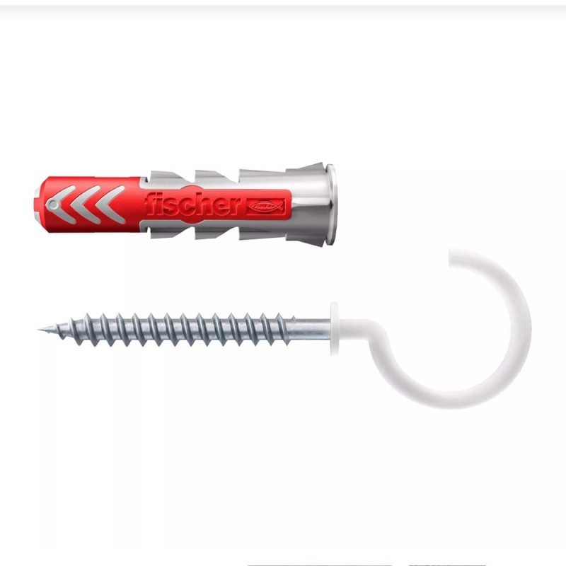 535482 FISHCHER DUOPOWER 8X40 RH N K NV PLUG + ROUND HOOK 4PCS