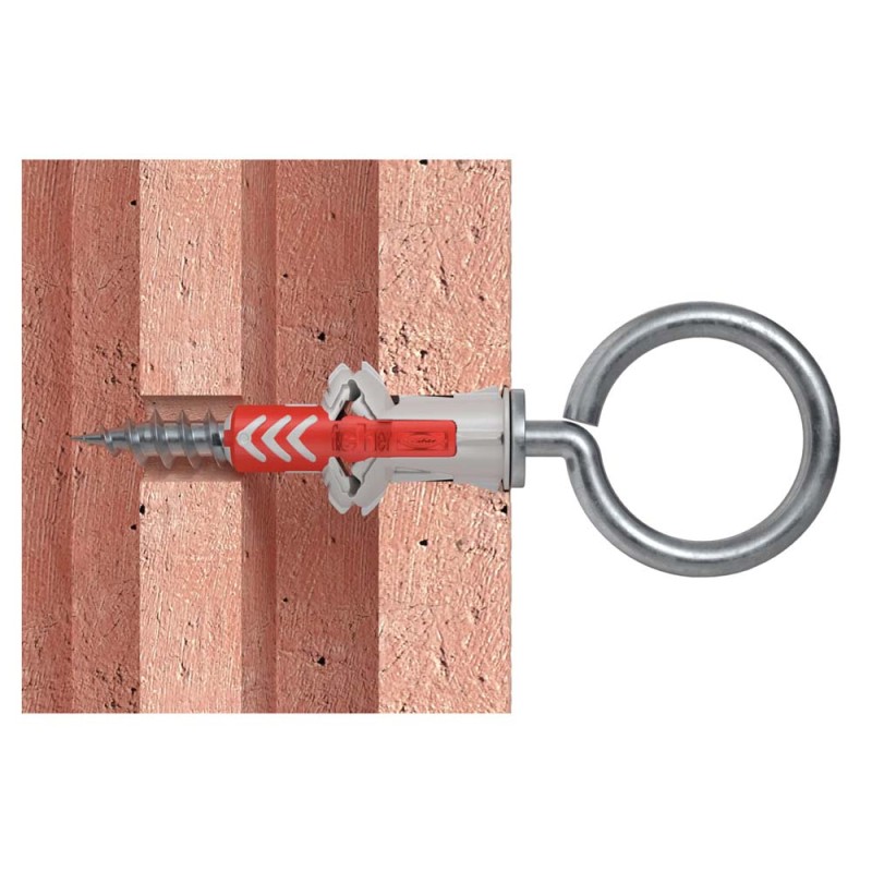 535006 FISHCHER DUOPOWER 8X40 OH K NV PLUG + EYE HOOK 2PCS