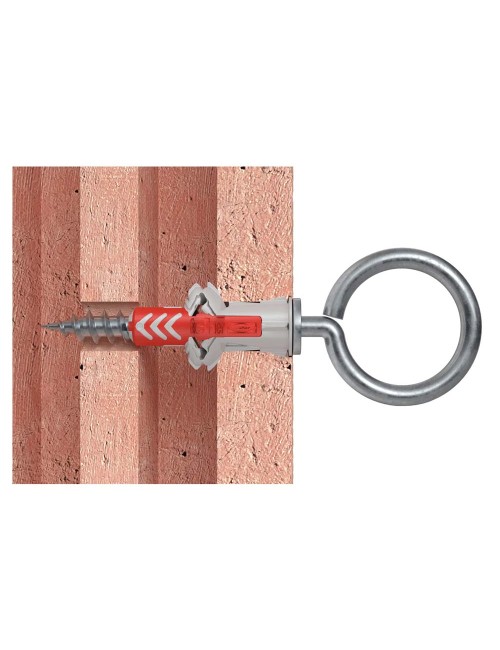 535006 FISHCHER DUOPOWER 8X40 OH K NV PLUG + EYE HOOK 2PCS