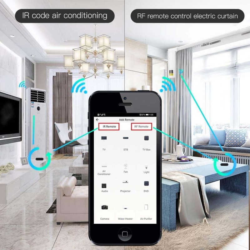 SMART REMOTE IR+RF CONTROLLER