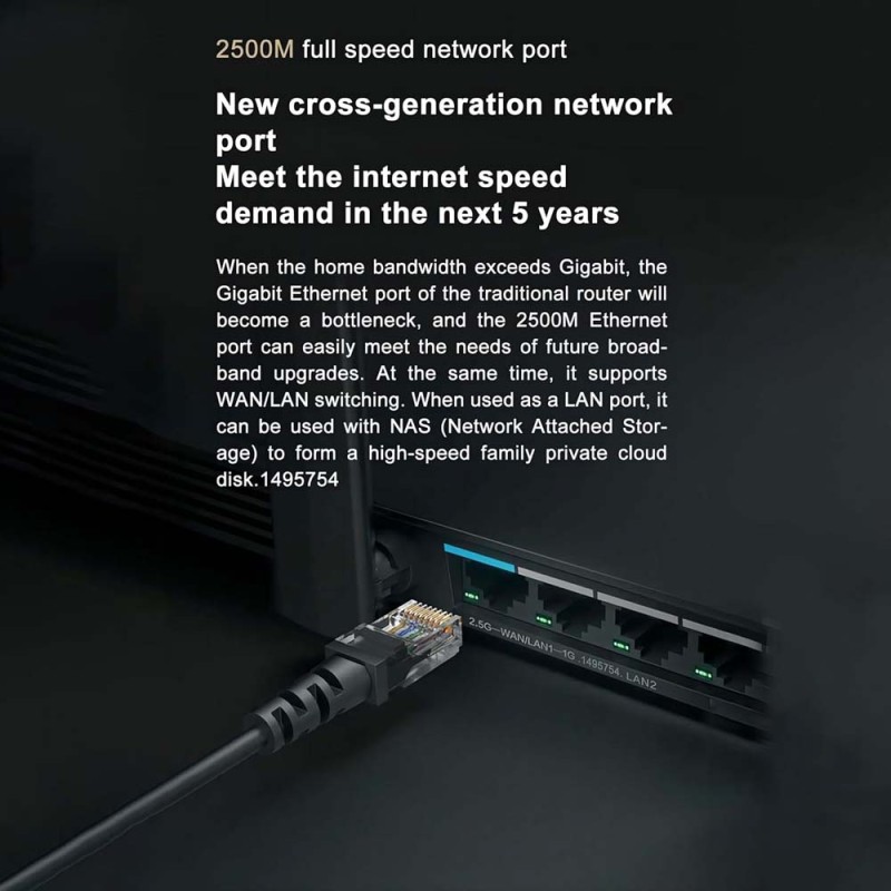 XIAOMI AX6000 WIFI6 ROUTER
