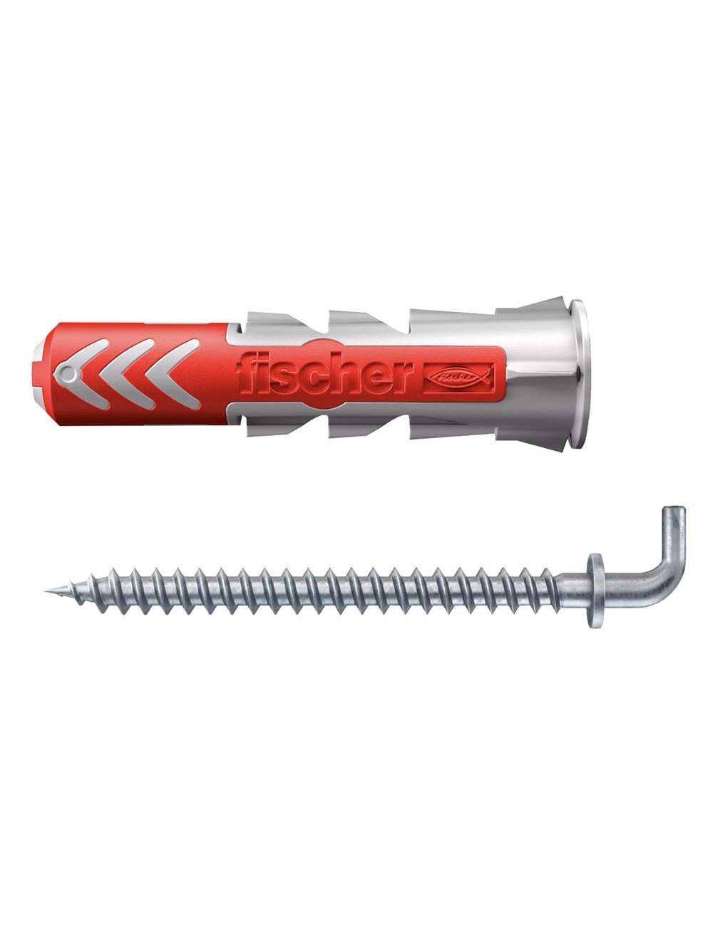 535008 FISHCHER DUOPOWER 5X25 WH K NV PLUG + L HOOK 8PCS