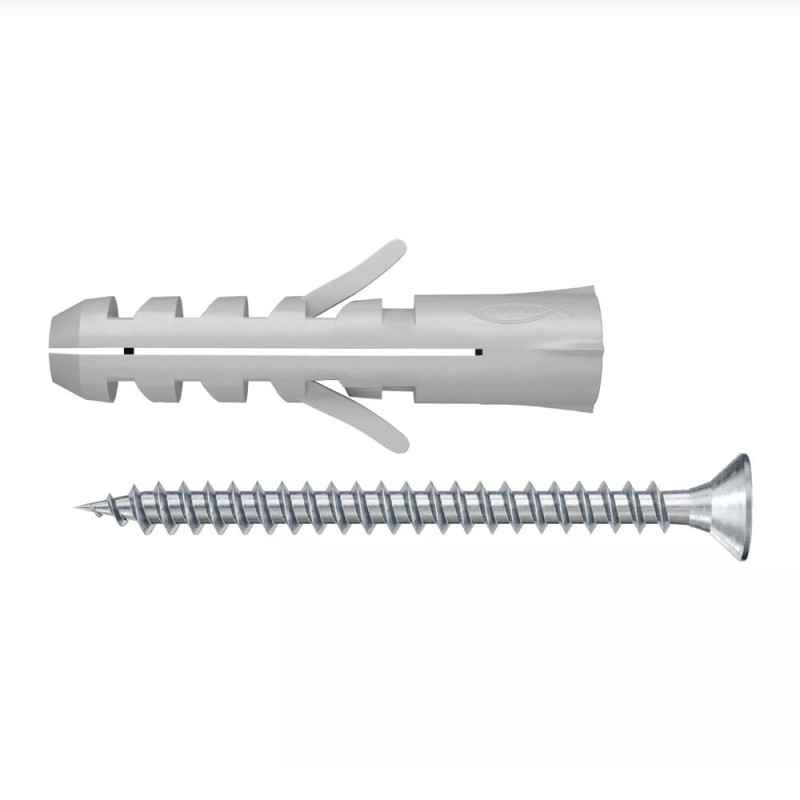 14870 FISHCHER BLISTER S-5 GKS PLUG + COUNTER SUNK SCREW 25PCS