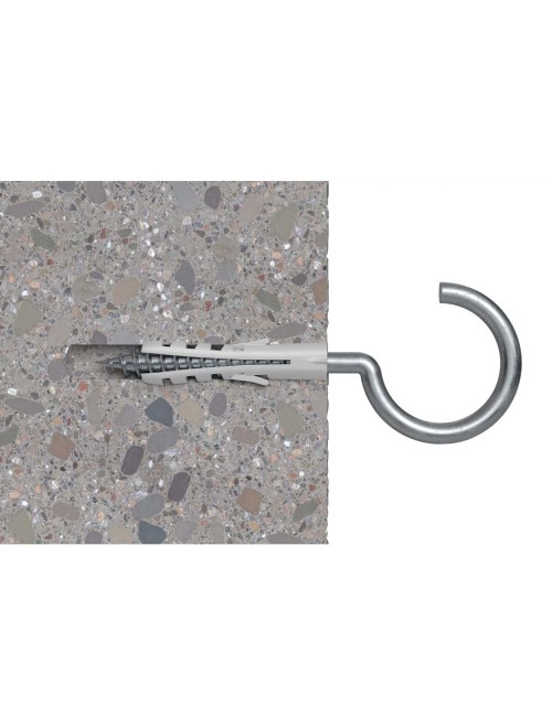 14893 FISHCHER BLISTER S-5 HAK PLUG + ROUND HOOK 10PCS