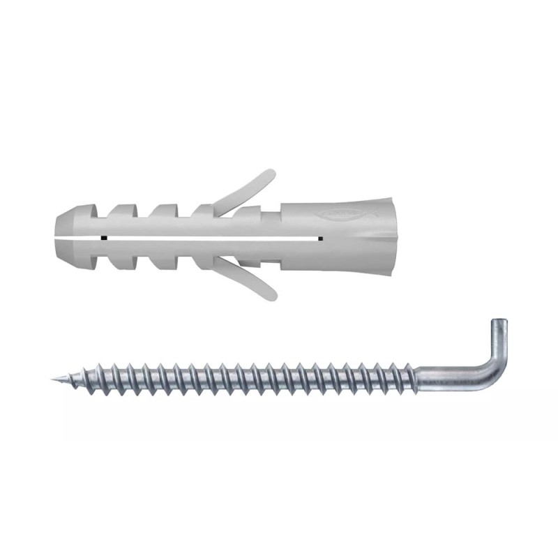 14873 FISHCHER BLISTER S-6 AK PLUG + L HOOK 8PCS