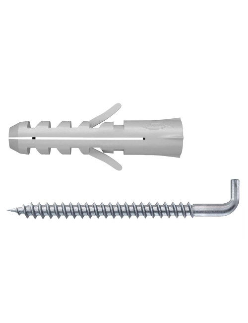 14891 FISHCHER BLISTER S-8 AK PLUG + L HOOK 5PCS