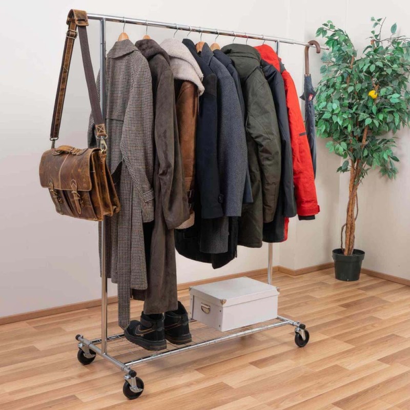 CM-50 TELESCOPIC CLOTHES HANGER L112-176 x W43 x H159