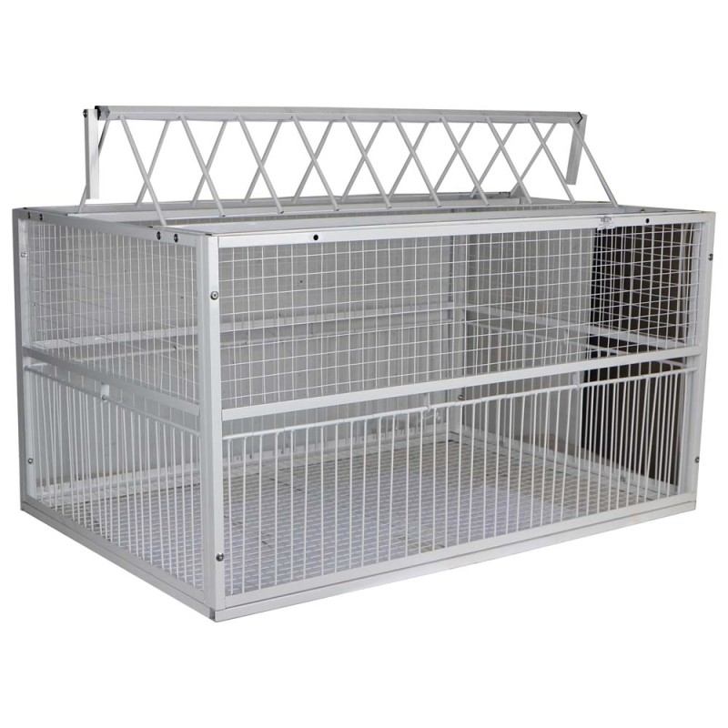 CM-079 100 X 60 X 50CM قفص مصيدة حمام 4باب