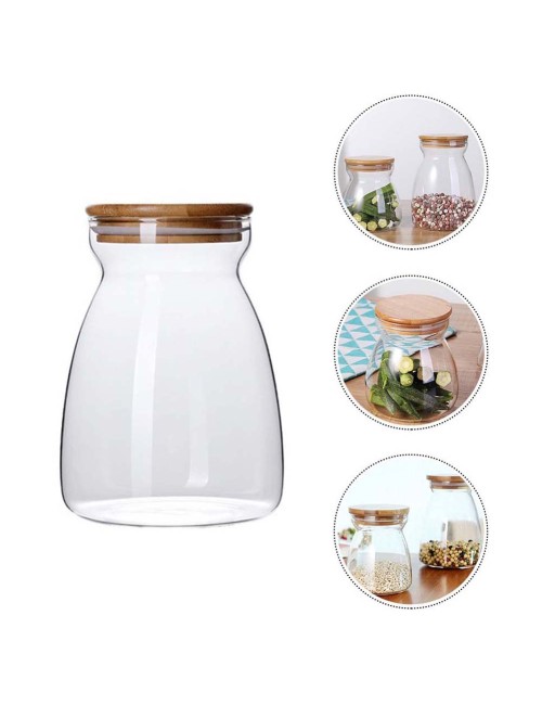 NE-31617-P GLASS CANISTER 850 ML