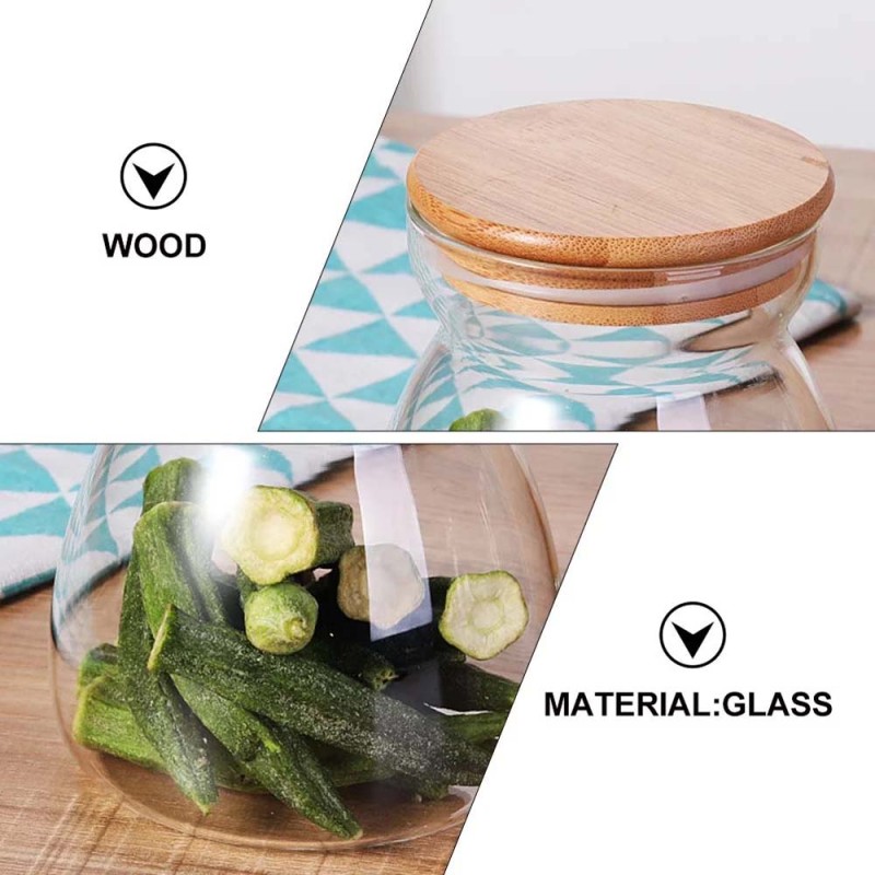 NE-31617-P GLASS CANISTER 850 ML