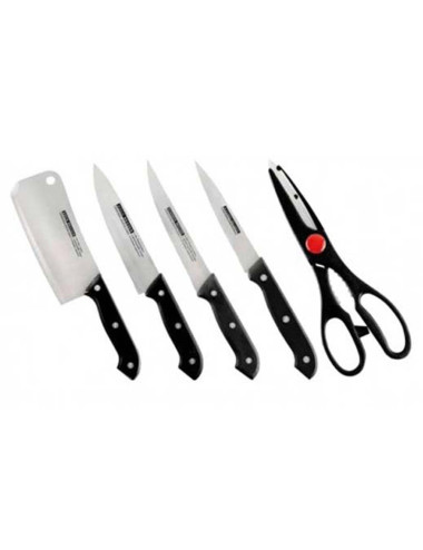 IE-31480 لوح تقطيع بلاستيك مع مجموعة سكاكين المطبخ