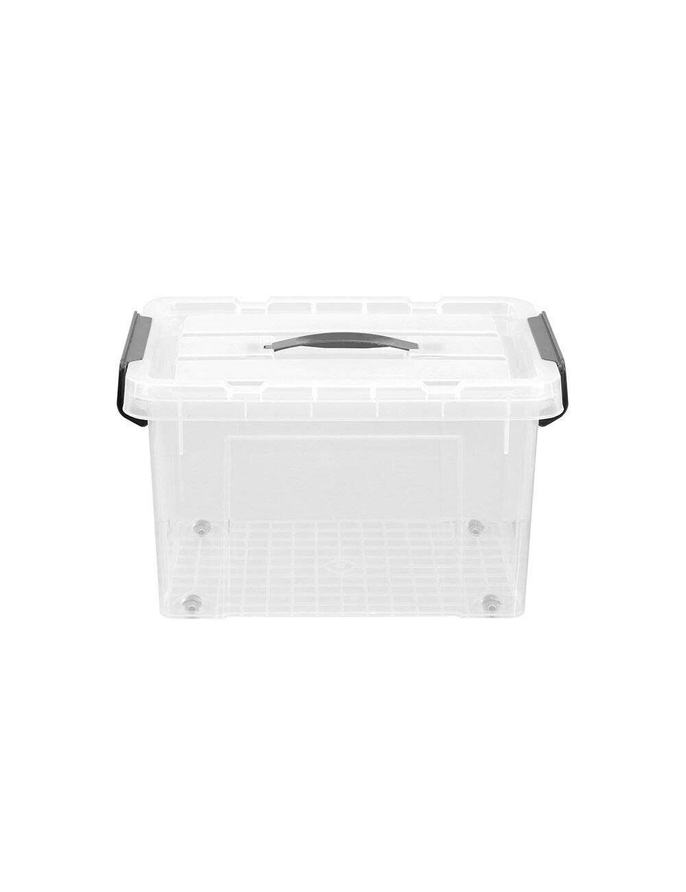 علبة تخزين بلاستيك شفاف 38 لتر