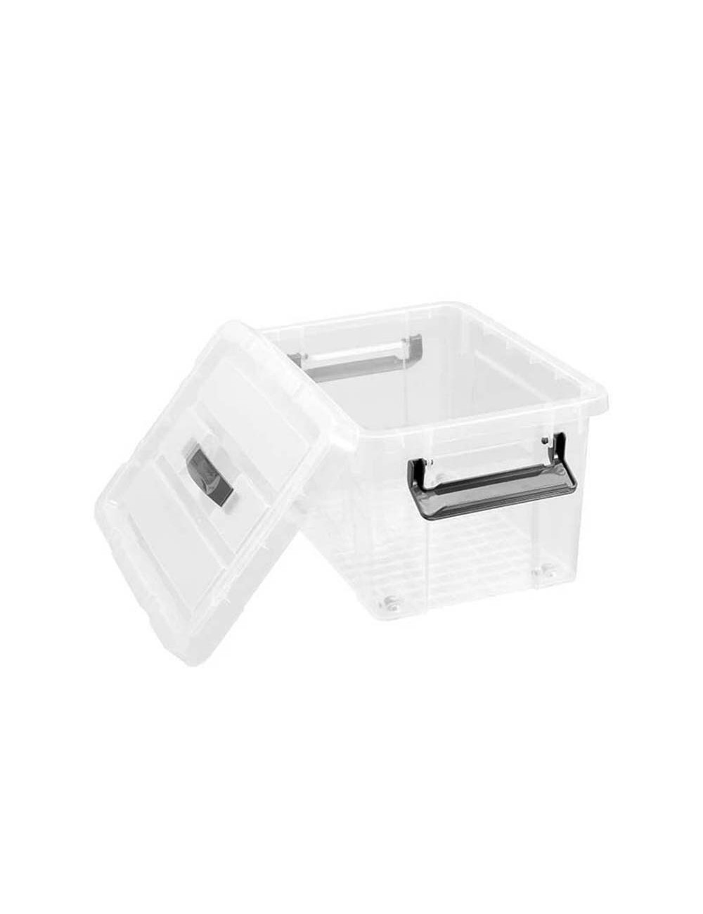 علبة تخزين بلاستيك شفاف 38 لتر