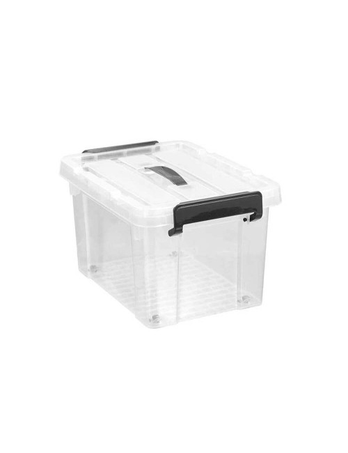 علبة تخزين بلاستيك شفاف 38 لتر