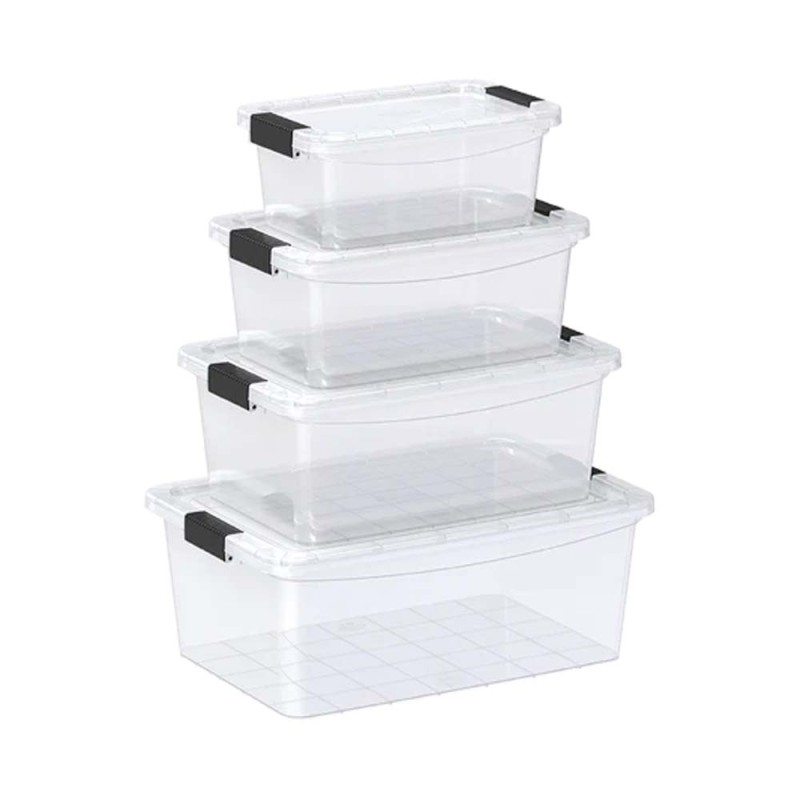 PLASTIC CLEAR BOX 38 LTR