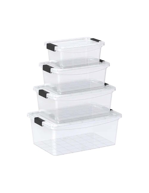PLASTIC CLEAR BOX 38 LTR