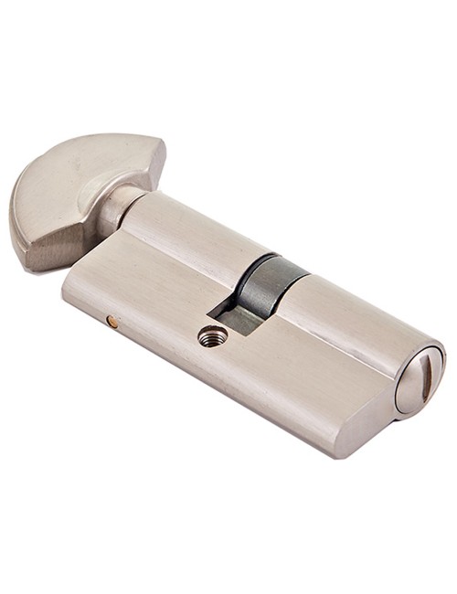 BATHROOM DOOR CYLINDER WITHOUT KEY CHROME