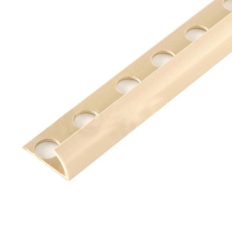 PVC TILE TRIM BEIGE 7 MM x 2.6 MTR