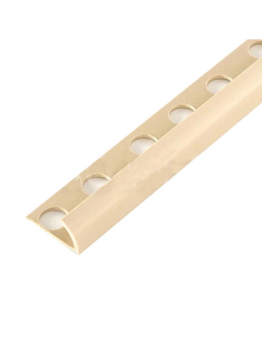 PVC TILE TRIM BEIGE 9 MM x 2.6 MTR
