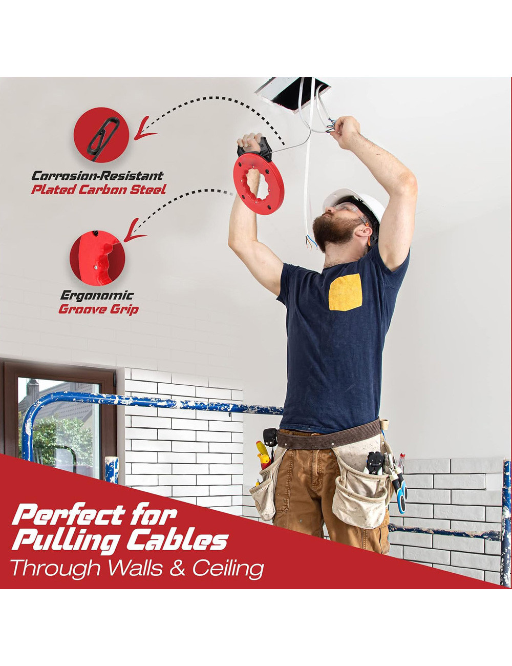 BENDING SPRING CABLE PULLER 15 MTR