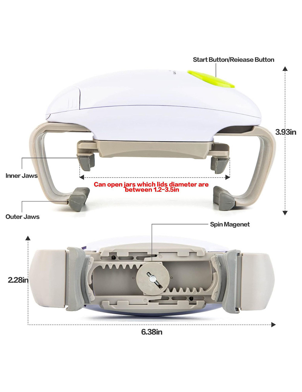 جهاز لفتح البرطمانات باتري