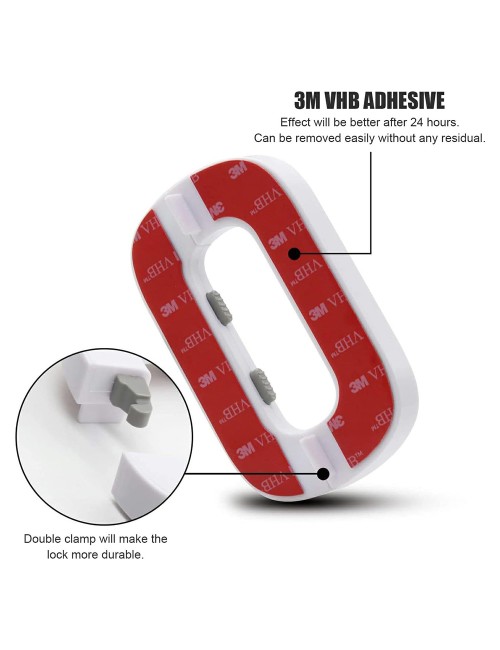 FRIDGE SAFETY LOCK WHITE