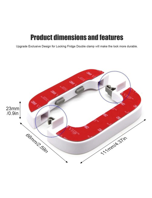 FRIDGE SAFETY LOCK WHITE