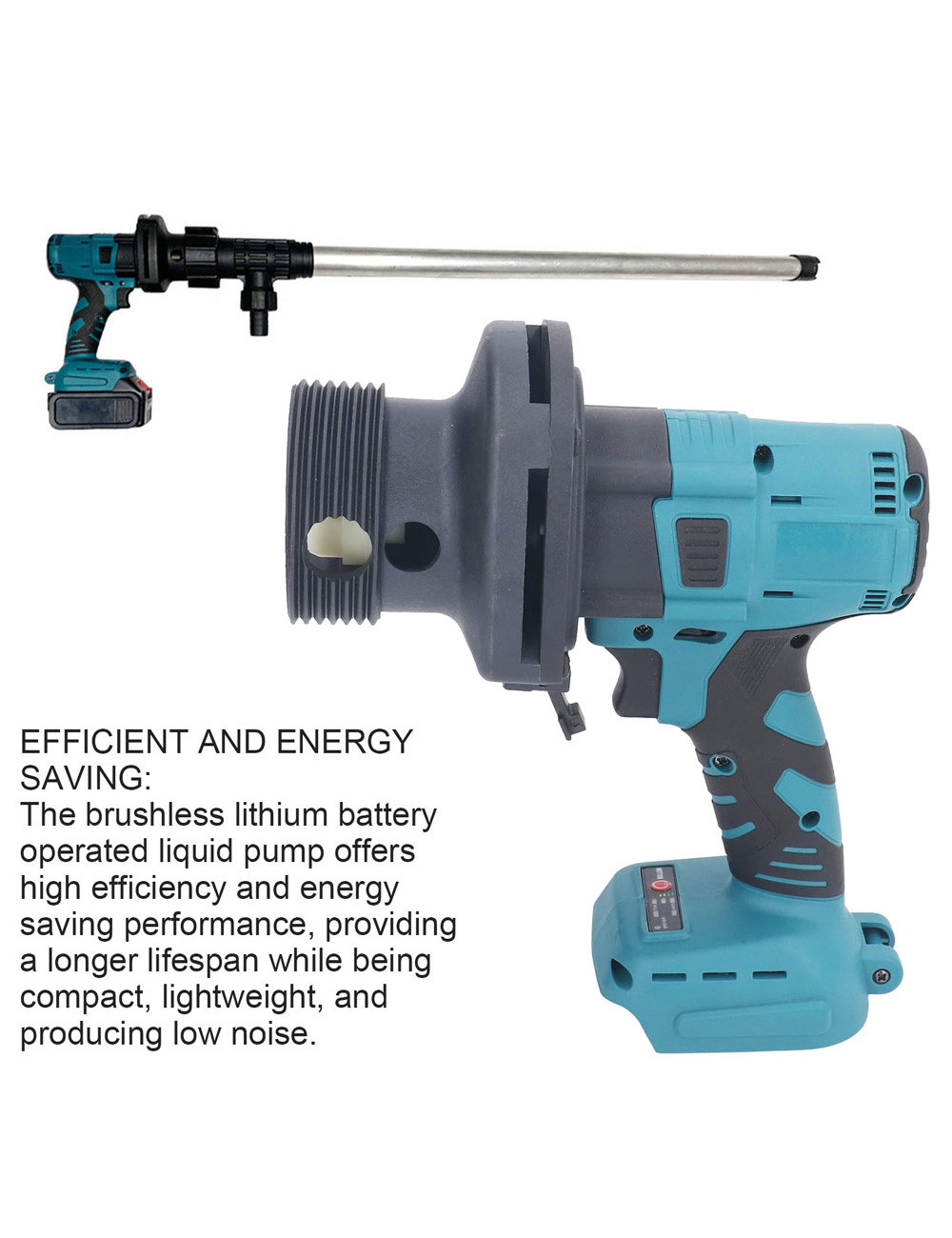 HANDHELD LITHIUM 2 BATTERY OIL WATER PUMP