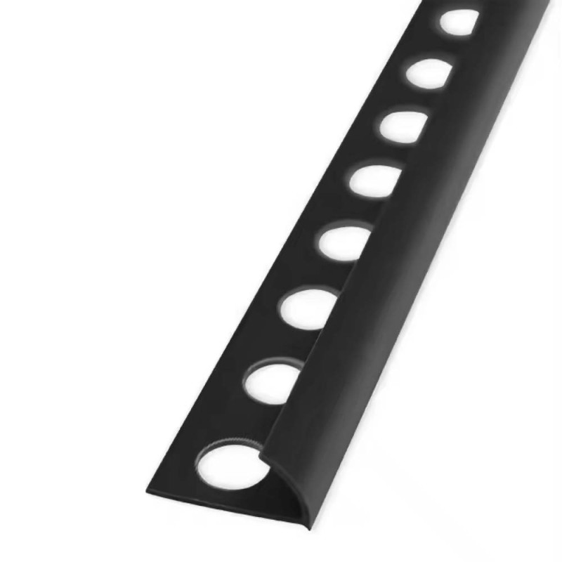 PVC TILE TRIM BROWN 10MM