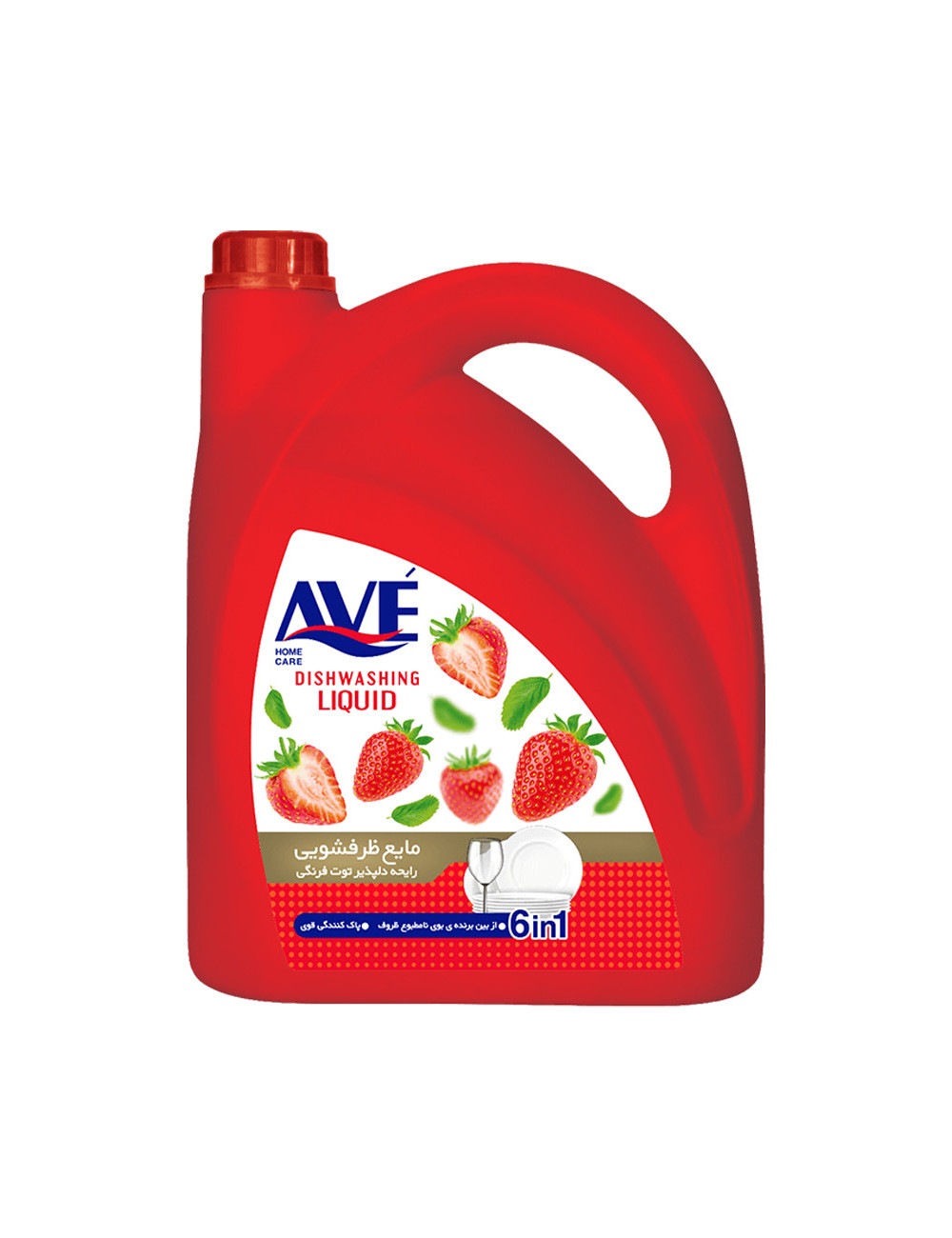 AVE DISH WASHING LIQUID STRAWBERRY SCENT 4 LTR