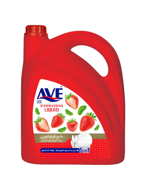 AVE DISH WASHING LIQUID STRAWBERRY SCENT 4 LTR