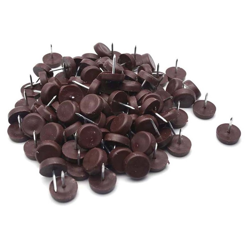 PLASTIC CHAIR NAIL BROWN 18