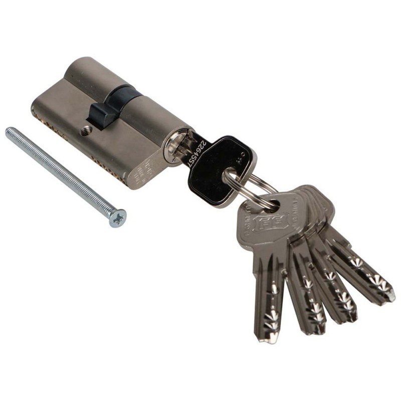 FACCHINETTI C1063740 ALUM. DOOR CYLINDER NICKEL 61 MM