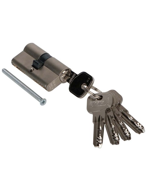 FACCHINETTI C1063740 ALUM. DOOR CYLINDER NICKEL 61 MM