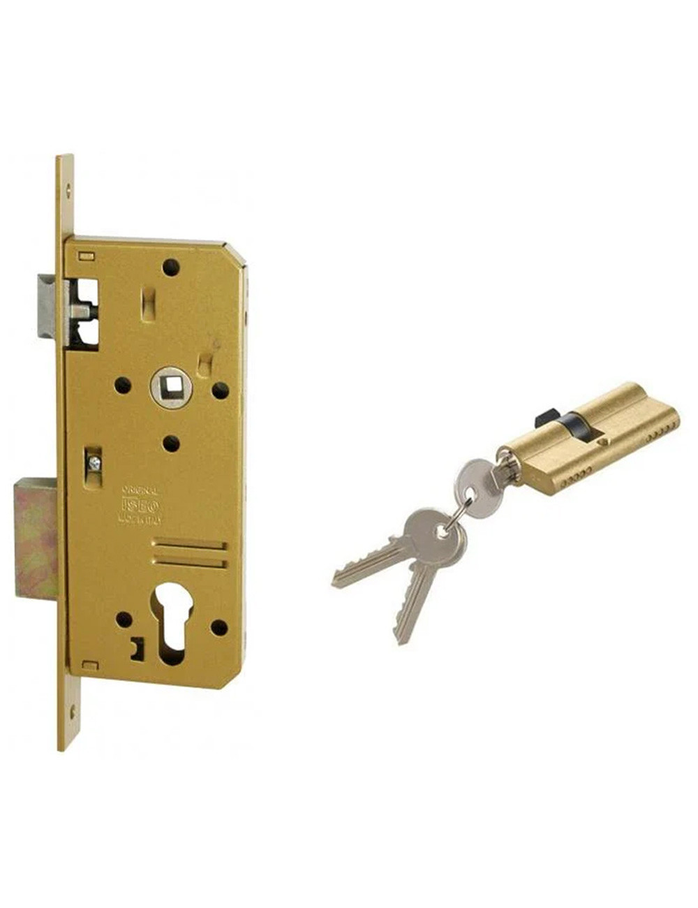 قفل باب خشب ايزو 45ملي ايطالي