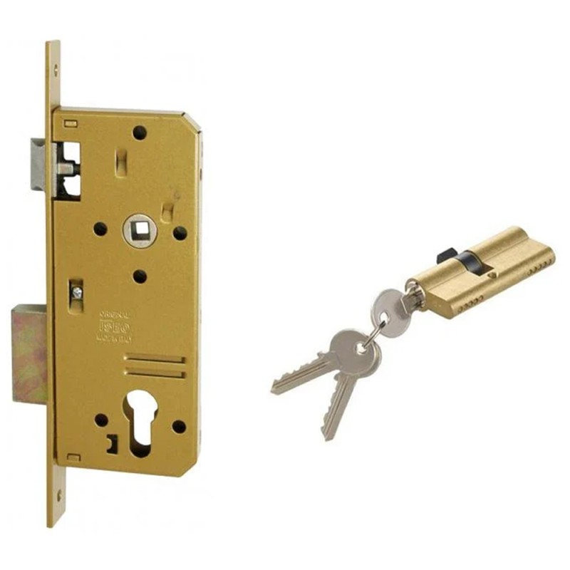 ISEO WOODEN DOOR LOCK 45 MM