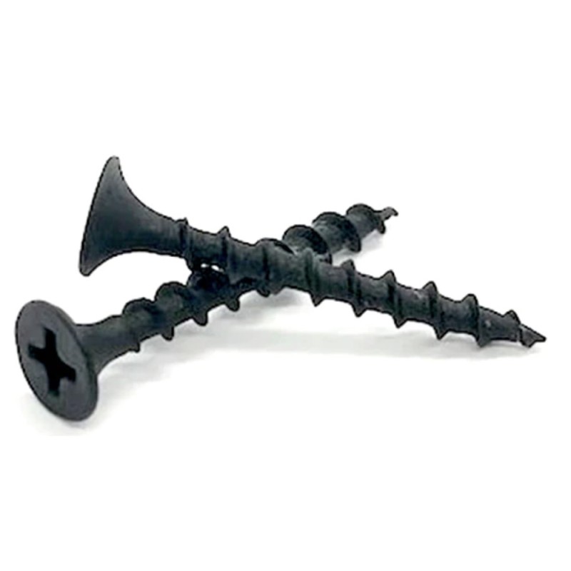 16 MM 8 × برغي جيبسون بورد اسود سن خشن "5/8