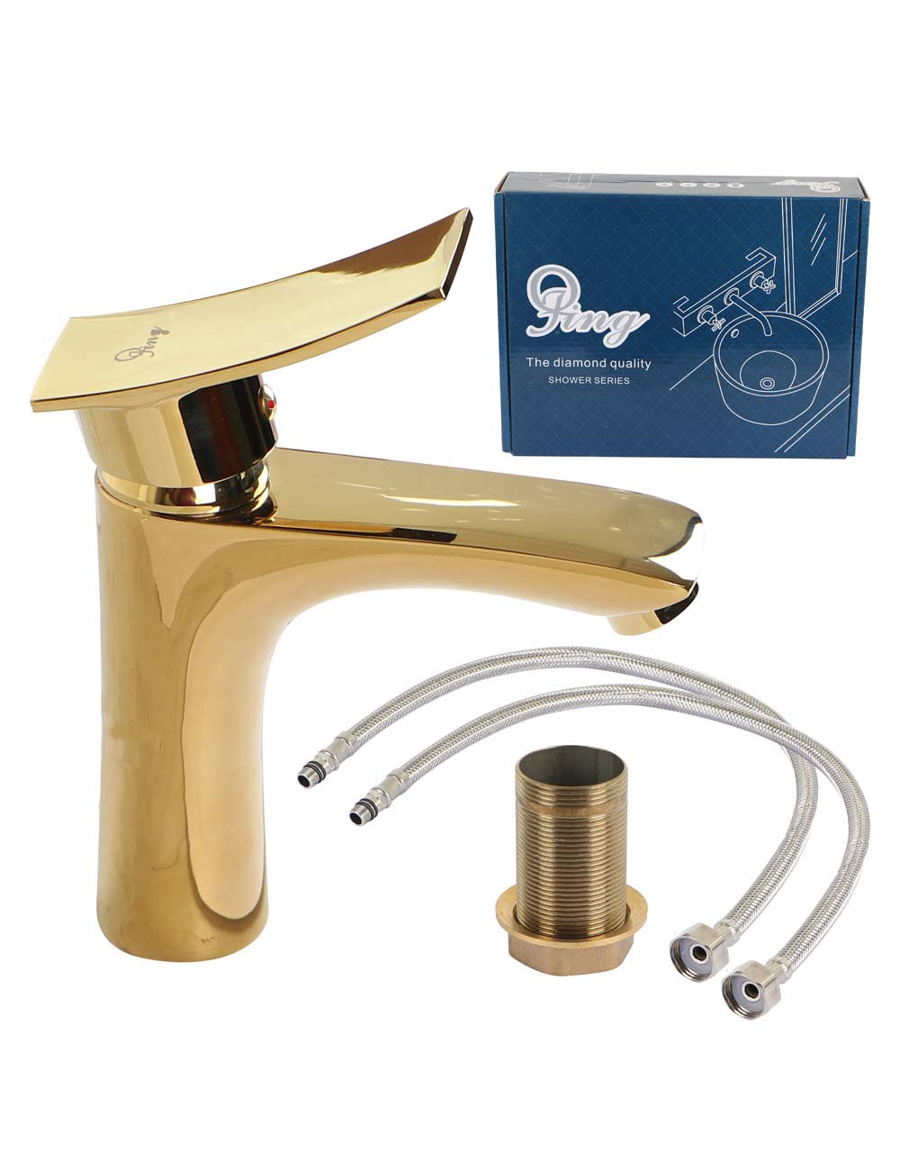 A04024-8801 WASH BASIN MIXER GOLDEN