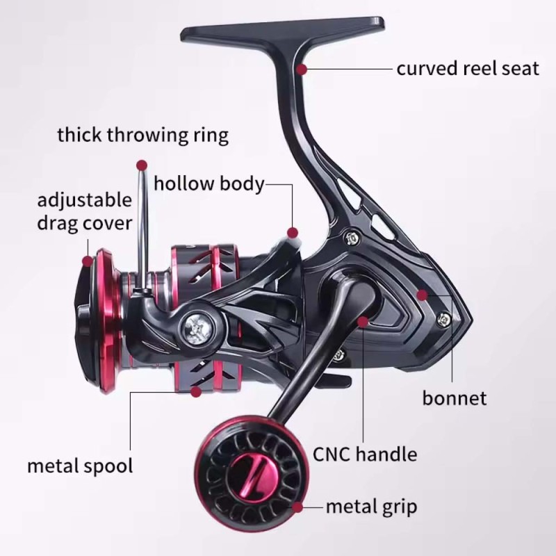 FISHING ROD REEL 7000