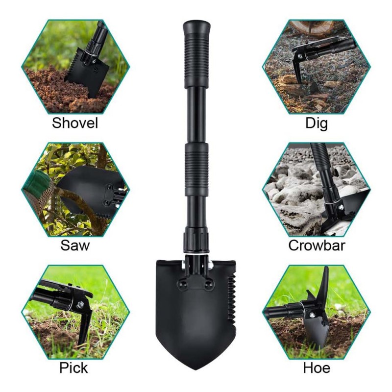 SH-22 ARMY SHOVEL WITH STEEL HANDLE