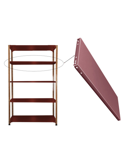 STORAGE RACK 30x75 BROWN