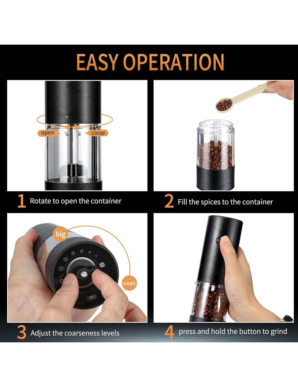 PORTABLE USB ELECTRIC GRINDER
