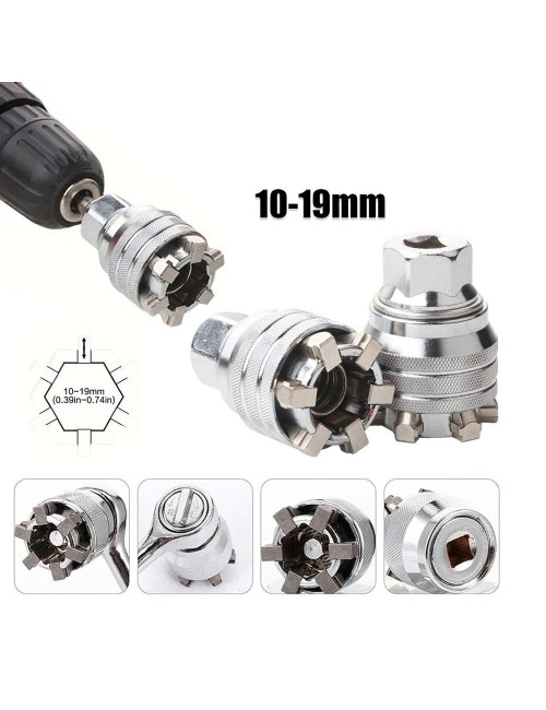 UNIVERSAL TORQUE WRENCH 3/8" 10MM TO 19MM