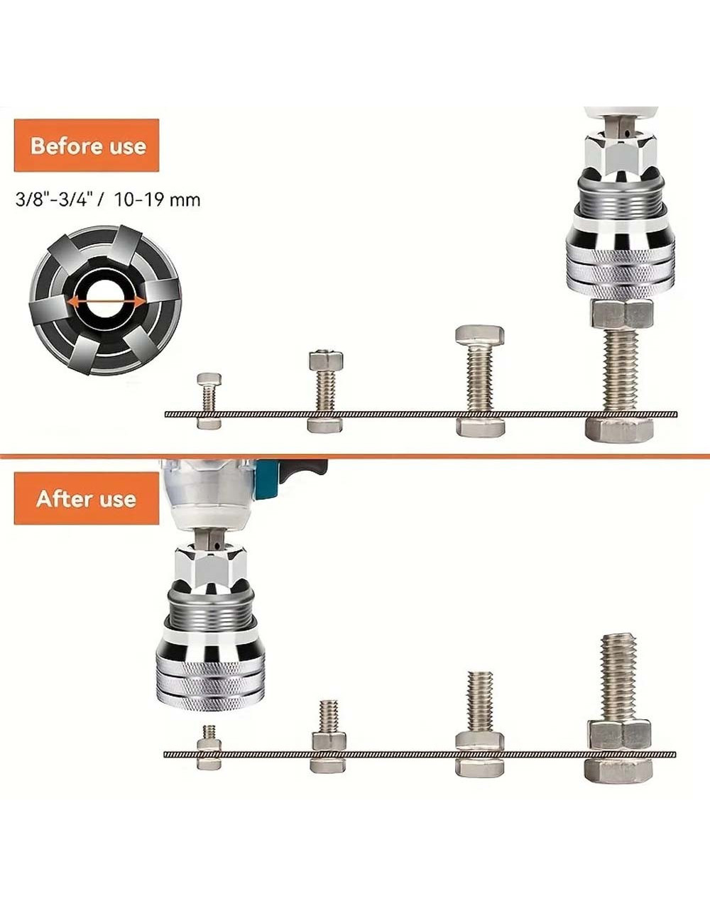 UNIVERSAL TORQUE WRENCH 3/8" 10MM TO 19MM