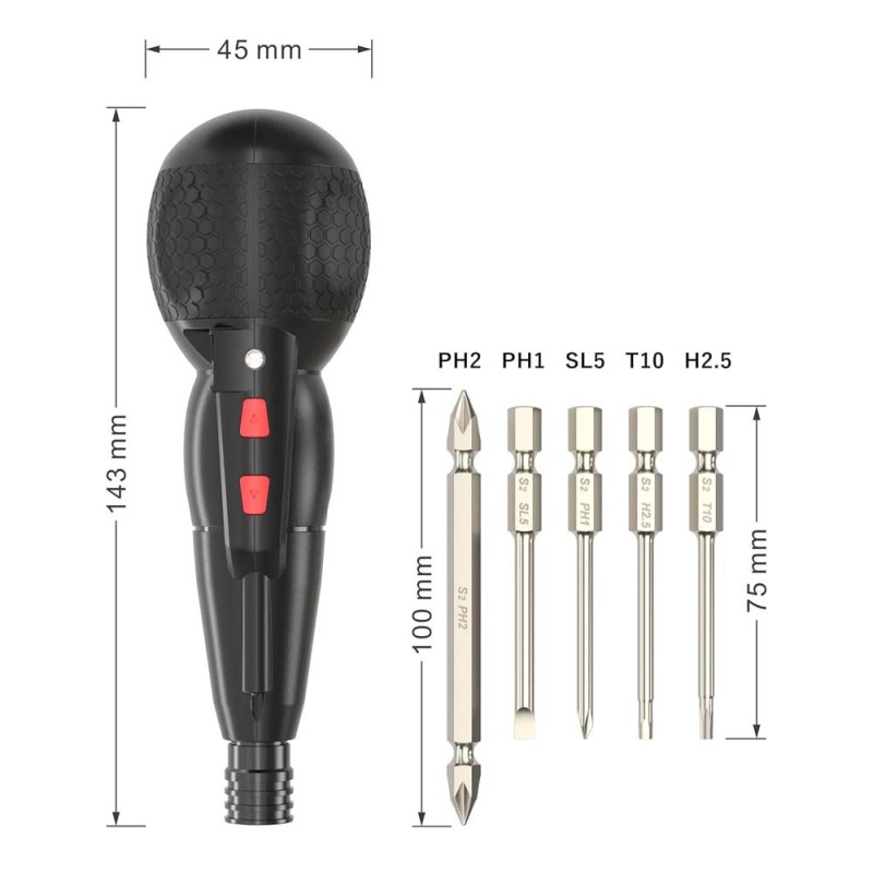 XZ-1104 ELECTRIC SCREWDRIVER 5IN1
