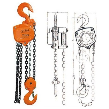 Vital Series Chain Block 2 TON x 6 MTR - CHN