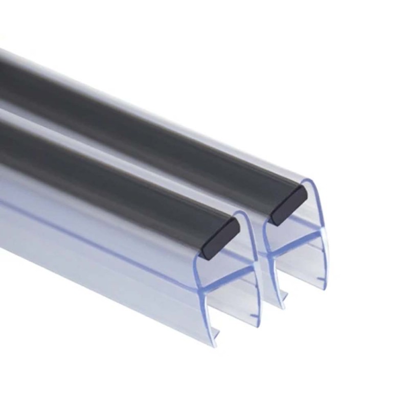 BL-120 PVC GLASS DOOR SEAL MAGNETIC 8 MM x 2.20 MTR