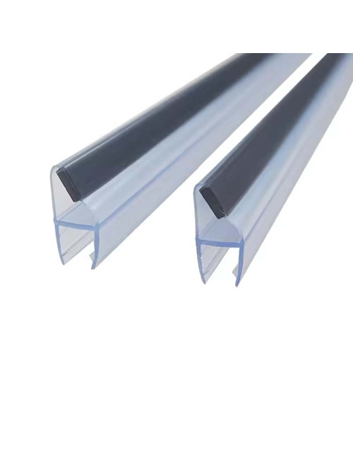 BL-100 PVC GLASS DOOR SEAL MAGNETIC 12 MM x 2.20 MTR