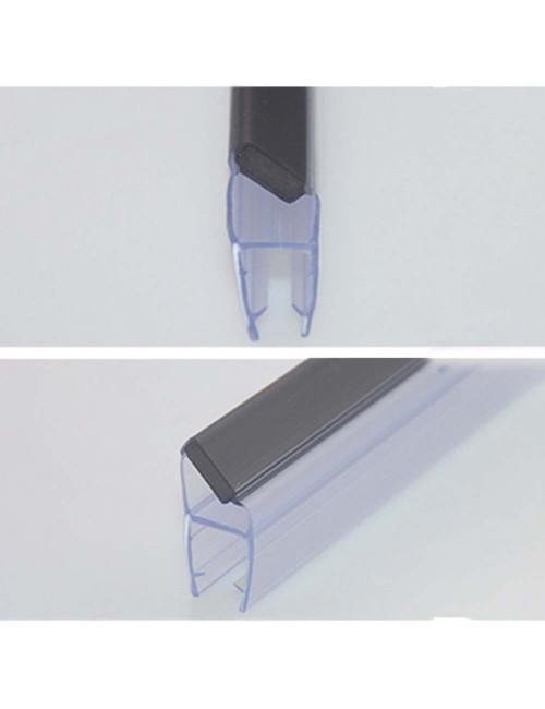 BL-120 PVC GLASS DOOR SEAL MAGNETIC 12 MM x 2.20 MTR
